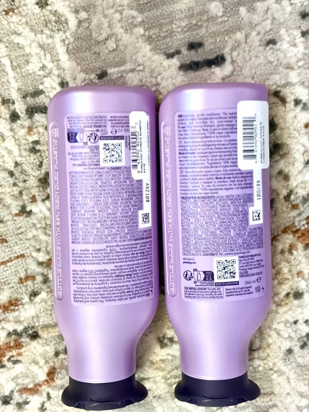 Pureology Hydrate Shampoo & Conditioner Duo - Pale Purple Sealed.